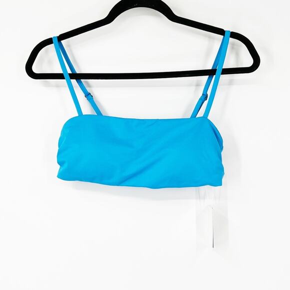 Andie Other - Andie The Newport Bikini Top in Azul NWT